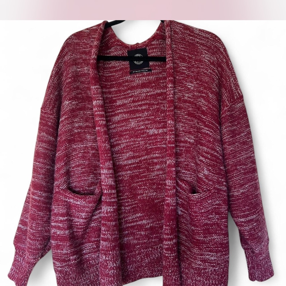 Urban Outfitters Red Cardigan Sweater Soft Knit